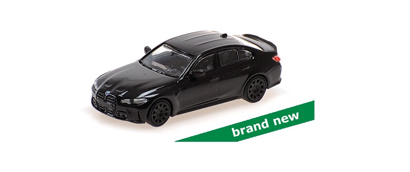 BMW M3 2020 Zwart Metallic - 1:87 BMW M3 2020 Zwart Metallic - 1:87