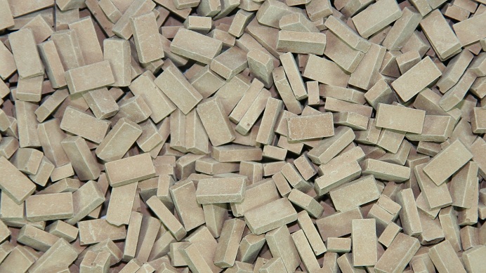 Bakstenen Donker Terracotta 1000 stuks
