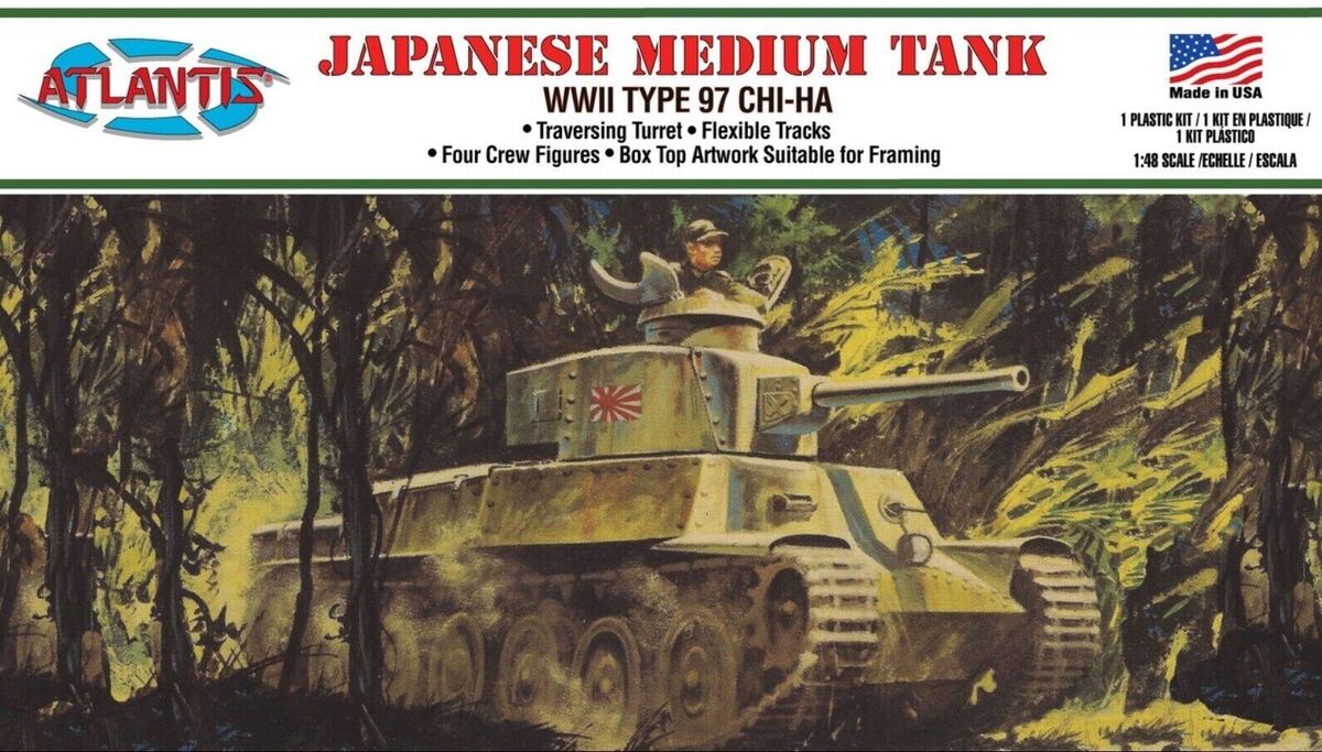 Japanese Chi-Ha Type 97 Medium Tank - 1:48