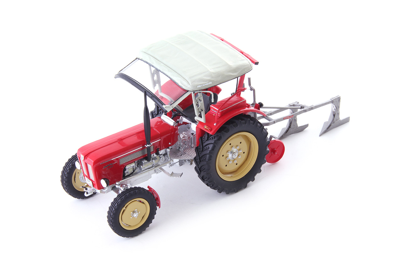 Schluter S450 Rood met Zilverploeg Limited Edition 350 stuks - 1:32