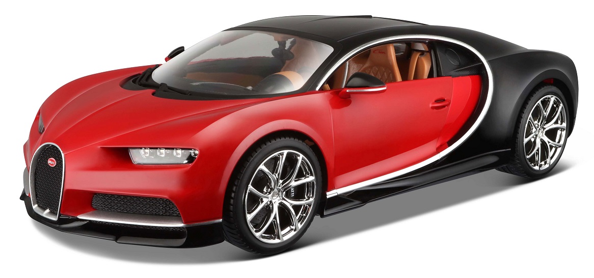 Bugatti Chiron Red/Black - 1:18