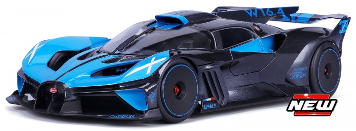 Bugatti Bolide Blauw/Zwart - 1:18