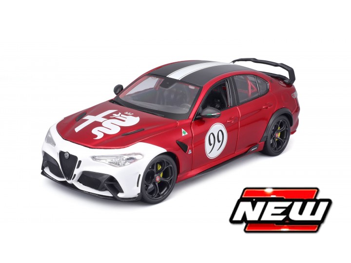 Alfa Romeo Giulia GTAm No.99 Racing 2020 Red/White/Black - 1:18