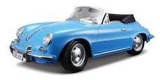 Porsche 356B Convertible 1961 Blue - 1:18