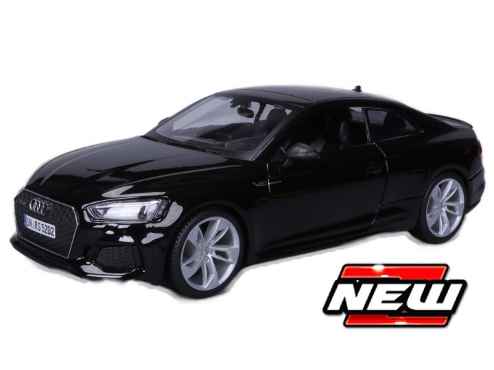 Audi RS5 Coupe 2019 Zwart Limited Edition - 1:24