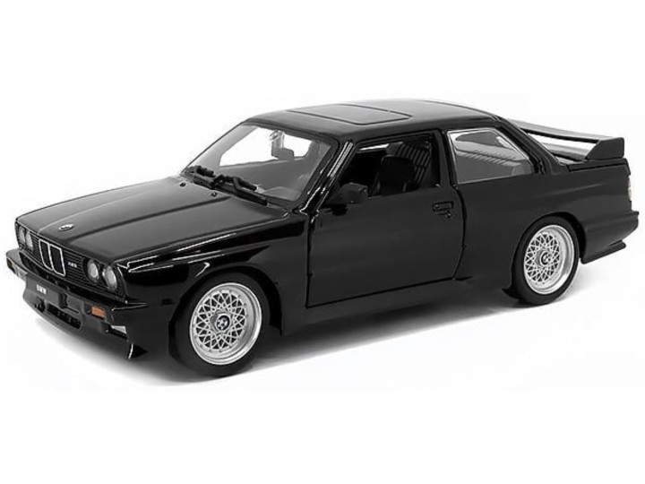 BMW M3 (E30) 1988 Zwart Limited Edition - 1:24