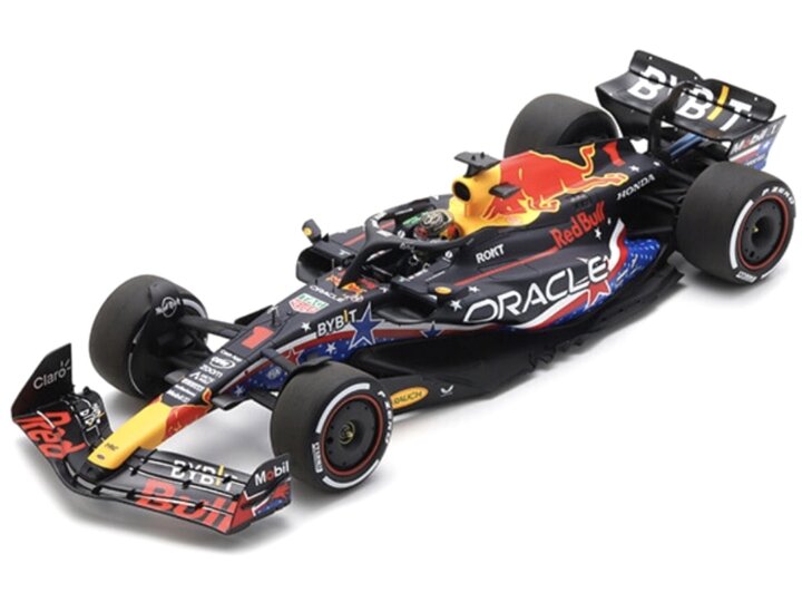Red Bull Racing RB19 No.1 Winner Austin GP 2023 M. Verstappen - 1:24