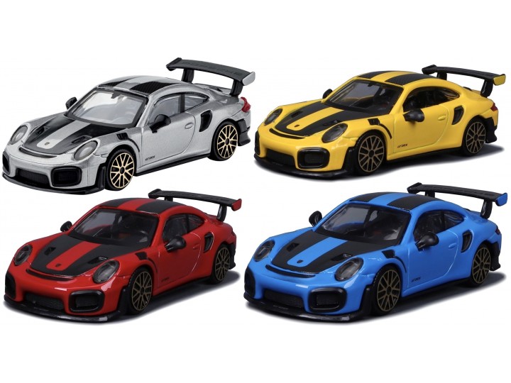 Porsche 911 GT2 RS Set 4 pieces - 1:43