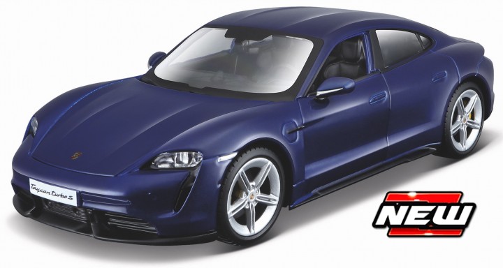 Porsche Taycan 2018 Blue Metallic - 1:43
