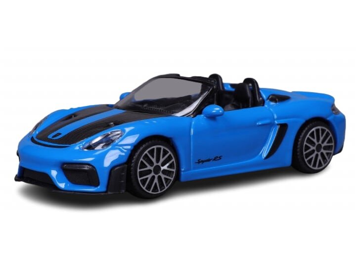 Porsche 718 Spyder RS 2024 Blauw/Zwart Limited Edition - 1:43