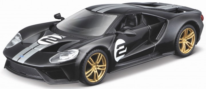 Ford GT No.2 2017 Black/Silver - 1:32