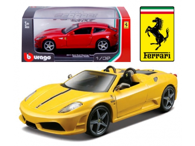 Ferrari F430 Scuderia Spider 16M Geel - 1:32