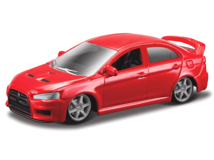 Mitsubishi Lancer Evolution 2005 Rood - 1:64