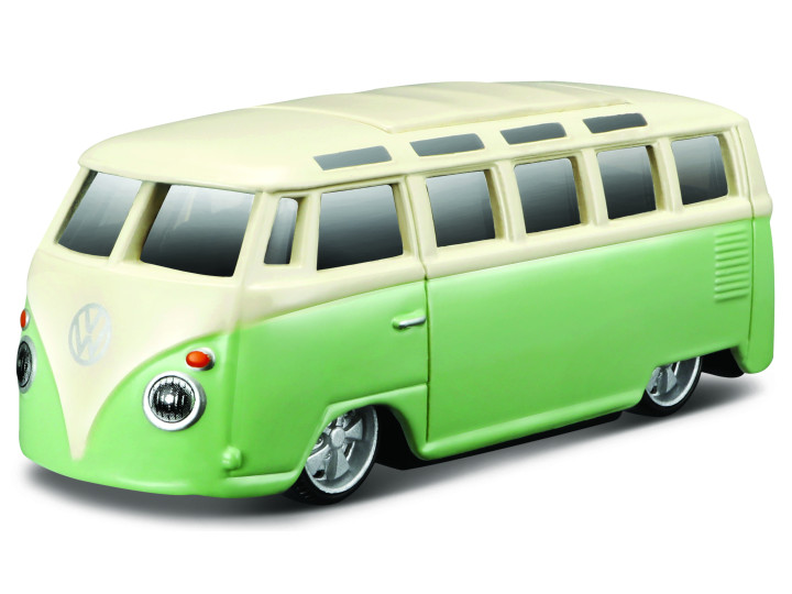 Volkswagen T1 Samba Van Groen/Creme - 1:64