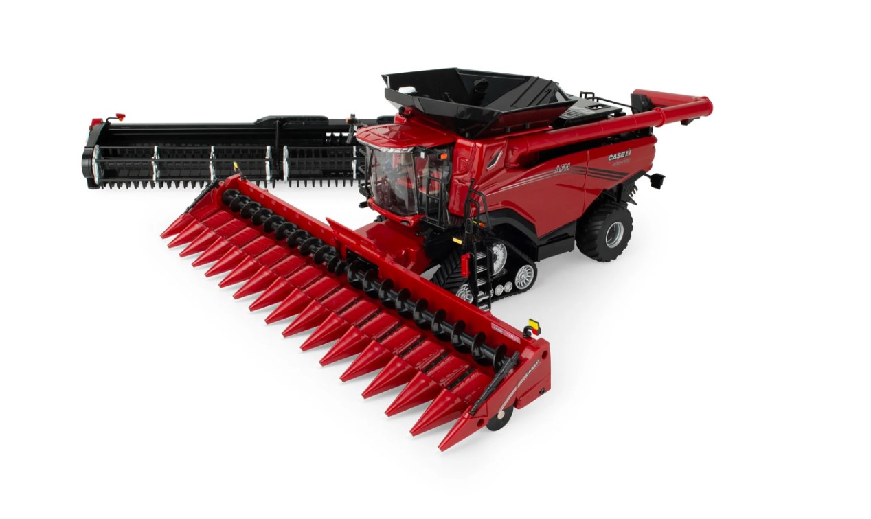 Case IH AF11 Axial Flow Tracked Combine with 2 Heads Prestige Collection - 1:32