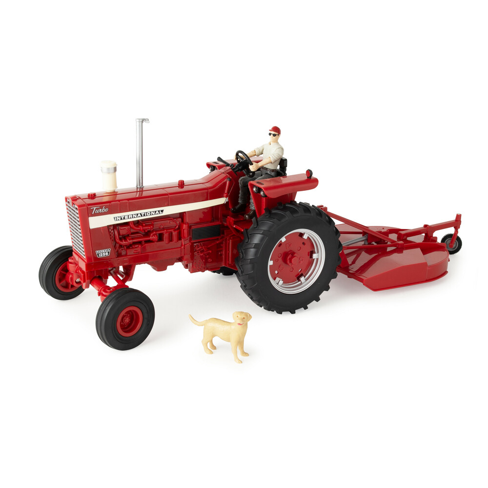 Big Farm International 1256 Tractor with Mower - 1:16