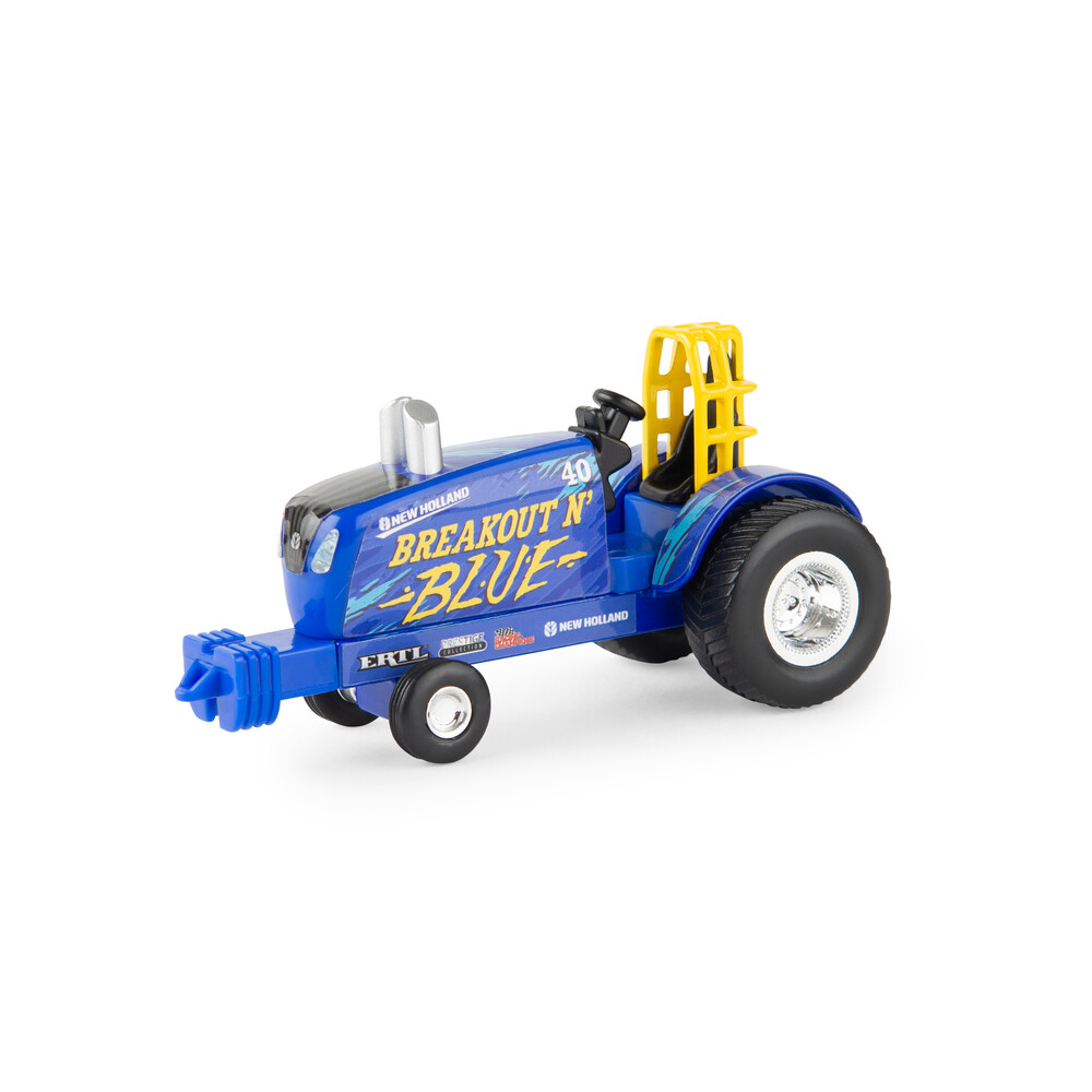 New Holland Pulling Tractor Breakout N Blue - 1:64