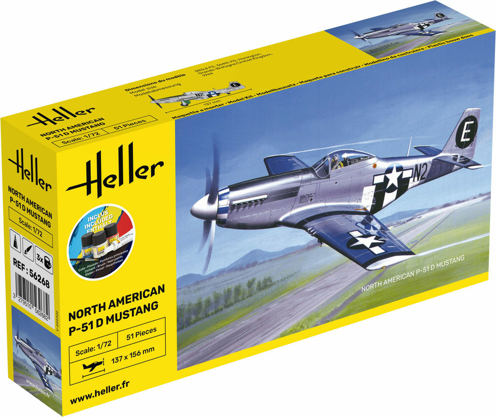 North American P-51 D Mustang - 1:72