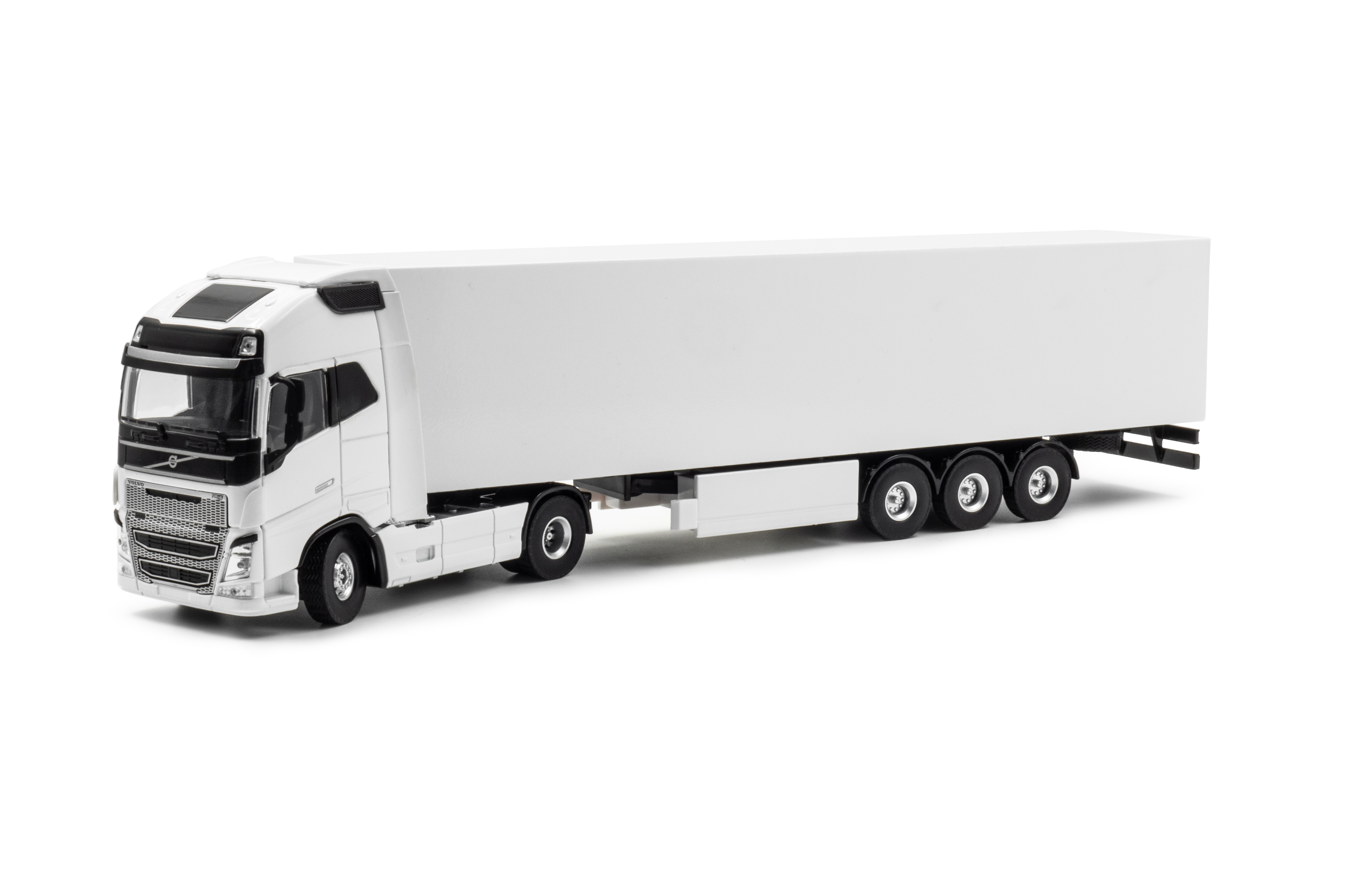 Volvo FH 4x2 met Trailer Wit - 1:50