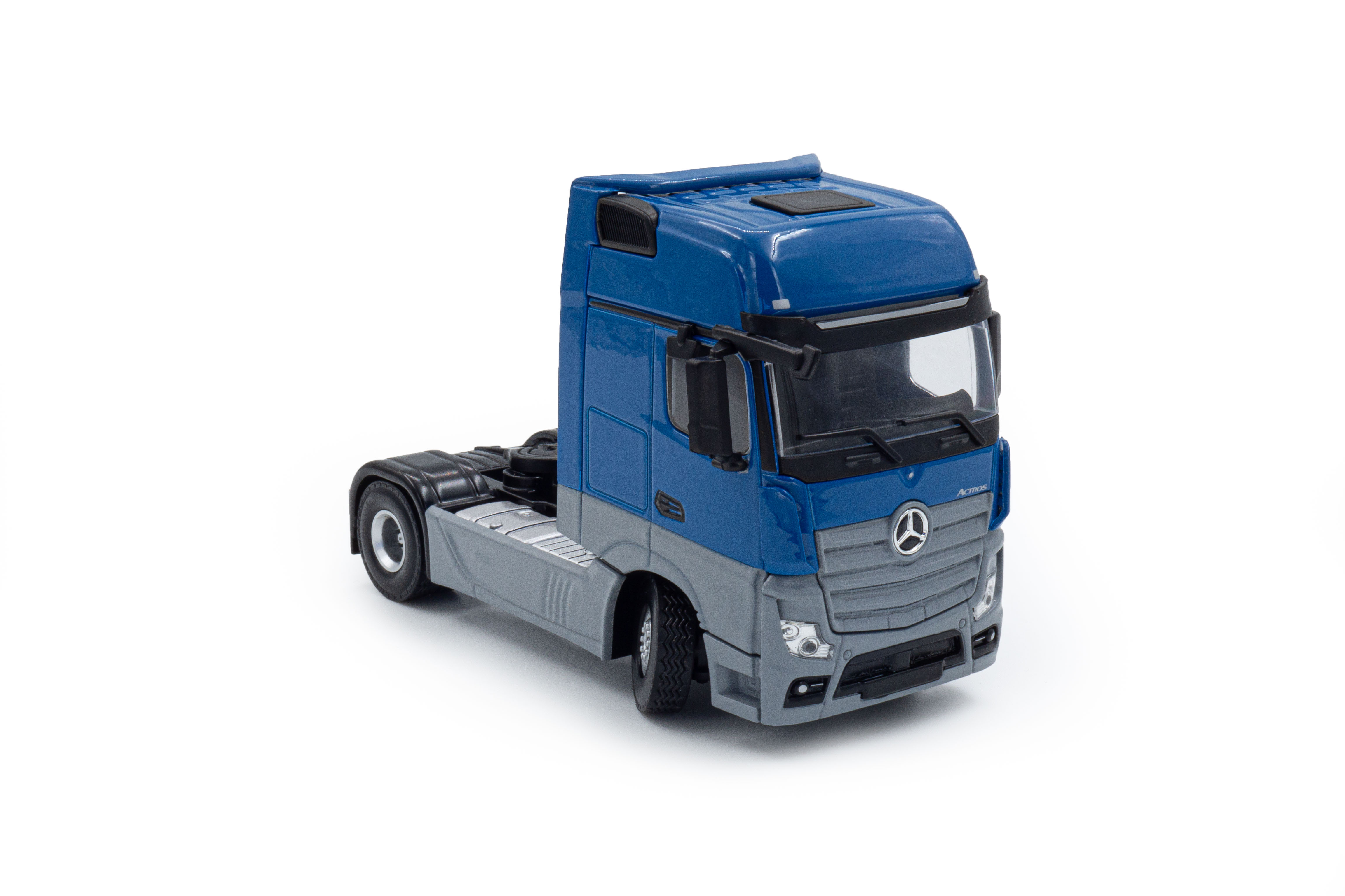 Mercedes-Benz Actros MP4 Gigaspace 4x2 Grijs/Blauw - 1:50