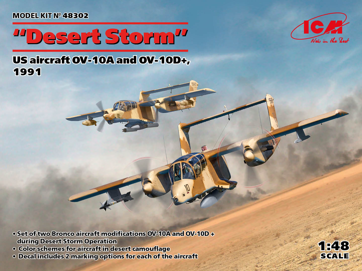 US Aircraft OV-10A and OV-10D+ 1991 - 1:48