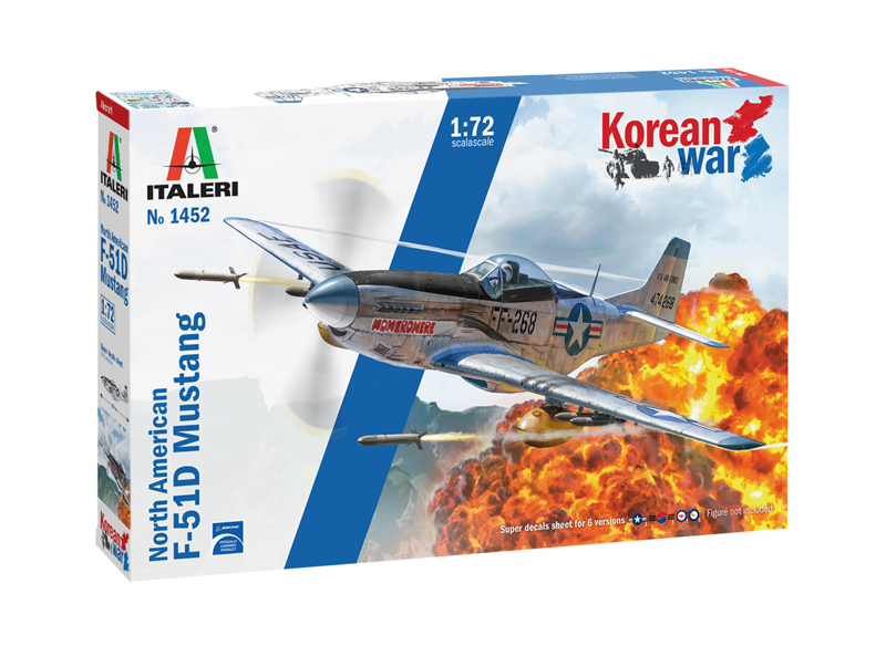 North American F-51D Mustang Korean War - 1:72