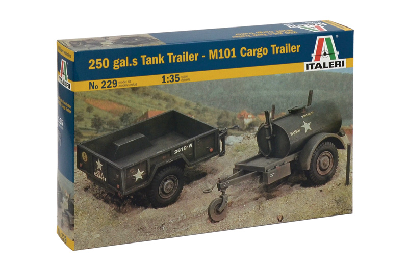 250 Gal. S Tank Trailer - M101 Cargo Trailer