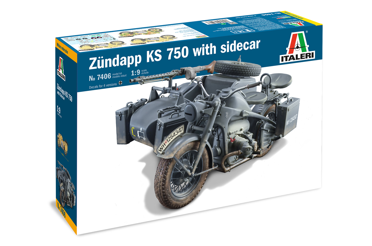 Zundapp KS750 met Zijspan