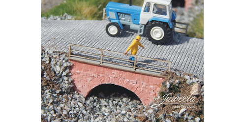 Small Brick Bridges with Railing - 3 pieces
