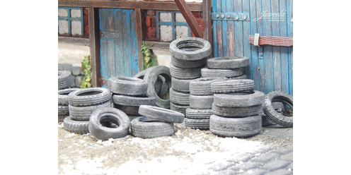 Car Tyres Old Assorti 120 gram