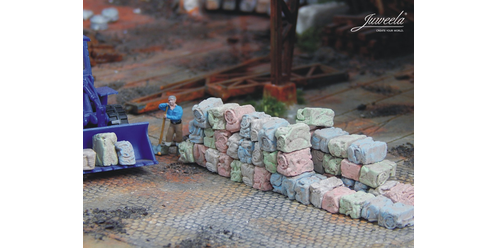 Scrapcars Pressed Coloured +/- 72 pieces