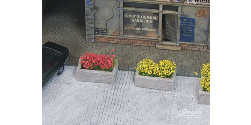 Bloembak hout klein 10 st