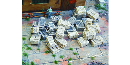 Old Wooden Boxes Light/Dark - 16+16 pieces