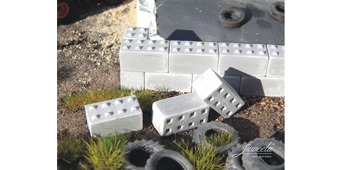 Betonblokken Noppen 60x8 nops - 1:87