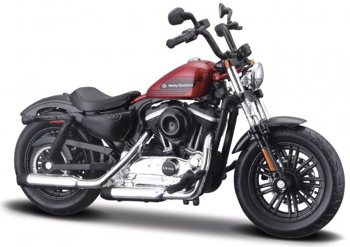 Harley-Davidson Forty Eight Special 2018 Rood/Zwart - 1:18