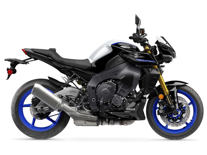 Yamaha MT-10 SP Zwart/Zilver/Blauw - 1:18