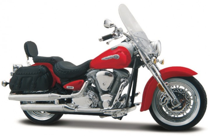 Yamaha Road Star Silverado 2001 Rood - 1:18