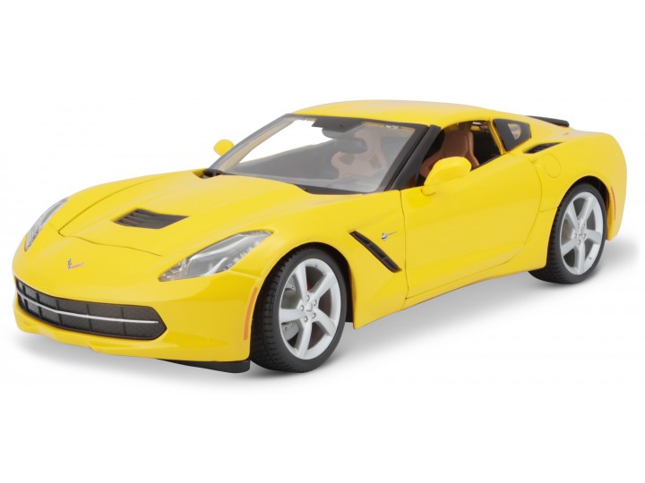 Chevrolet Corvette Stingray 2014 Geel - 1:18