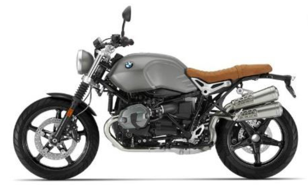 BMW R Nine T Scrambler Grijs - 1:18