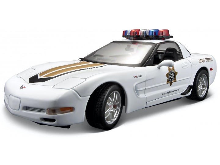 Chevrolet Corvette Z06 2001 Police - 1:18