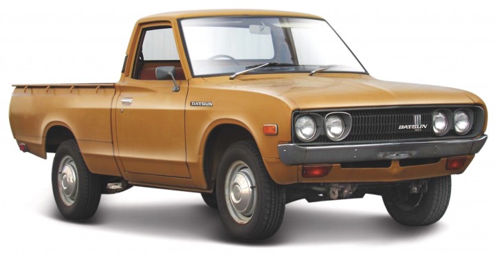 Datsun 620 Pick Up 1973 Rood