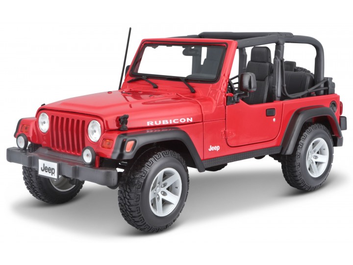 Jeep Wrangler Rubicon Red - 1:18