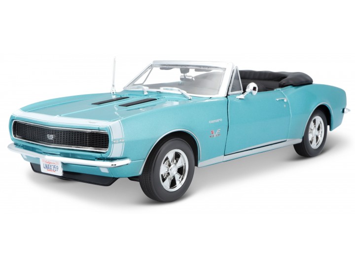 Chevrolet Camaro SS 396 Convertible 1967 Turquoise/White - 1:18