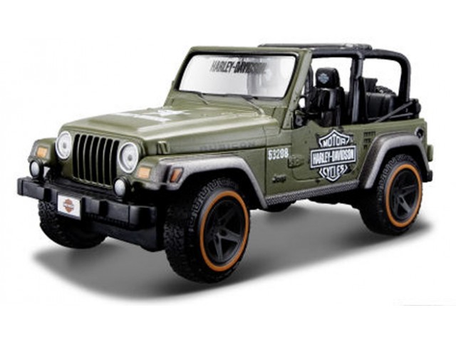 Jeep Wrangler Rubicon Groen -Harley Davidson