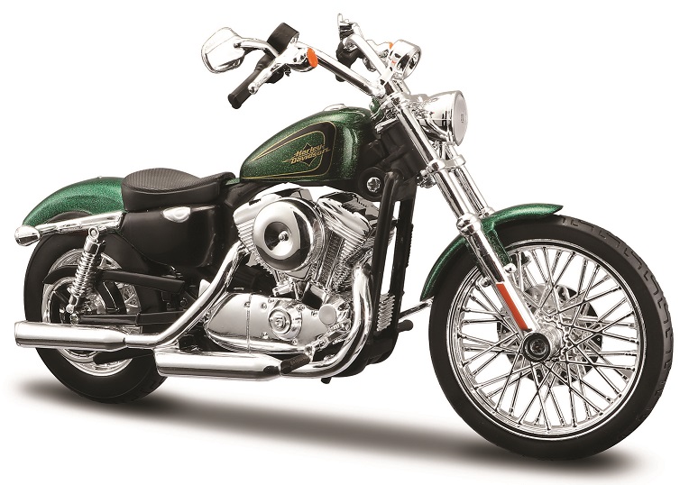 Harley Davidson XL 1200V 2013 Groen Metallic - 1:12