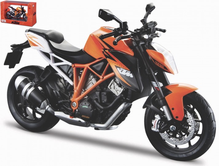 KTM 1290 Super Duke Zwart/Oranje - 1:12