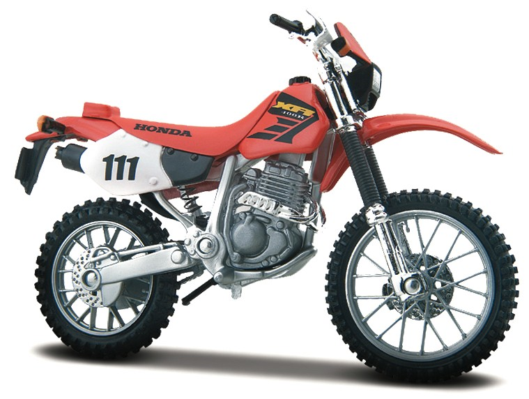 Honda XR400R Rood - 1:18