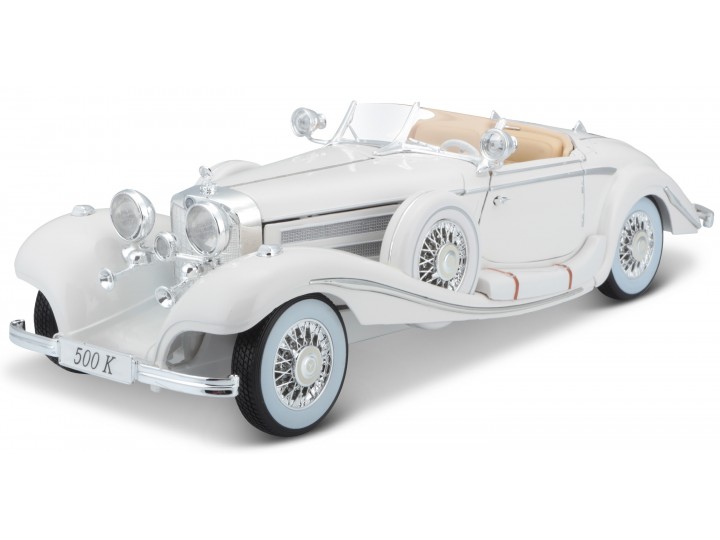 Mercedes-Benz 500K 1936 White - 1:18