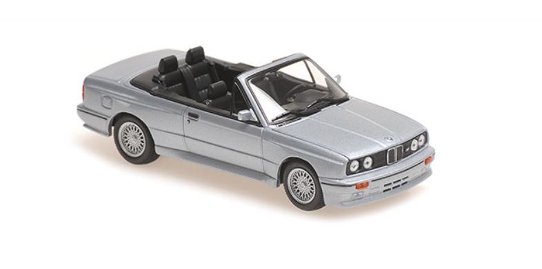 BMW M3 Cabriolet (E30) 1988 Zilver - 1:43