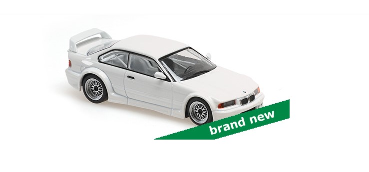 BMW M3 GTR (E36) 1993 Wit - 1:43
